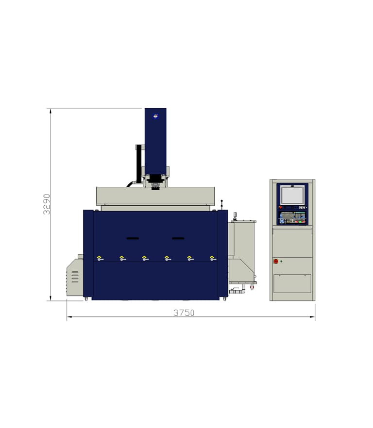 Elettroerosione a Tuffo Macchine Utensili A1600-E2 Master EDM